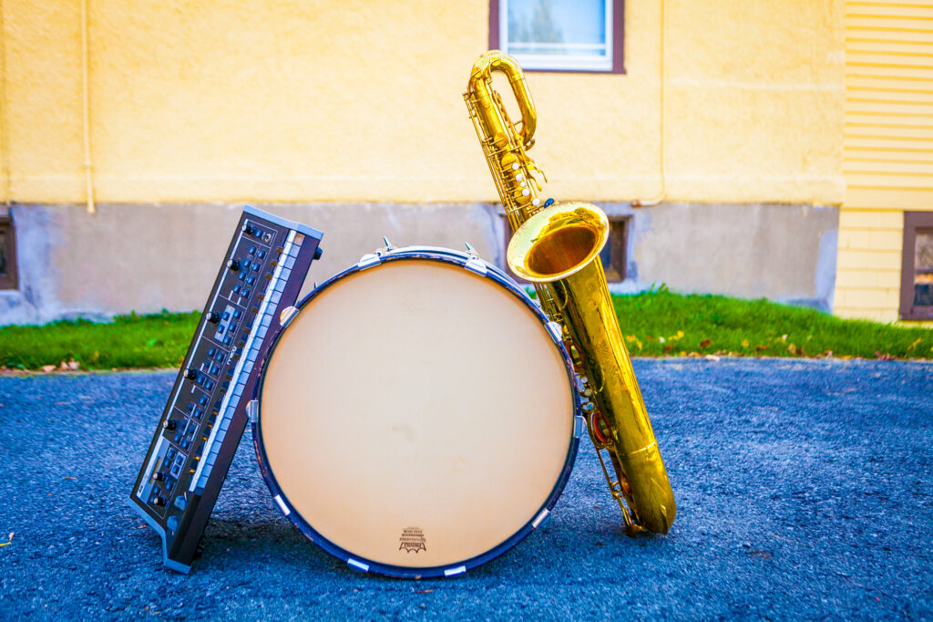 Synth Drums Saxophone Triangle